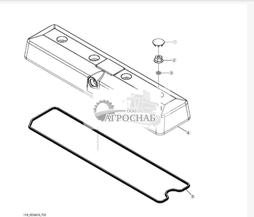 1118 Крышка клапана 